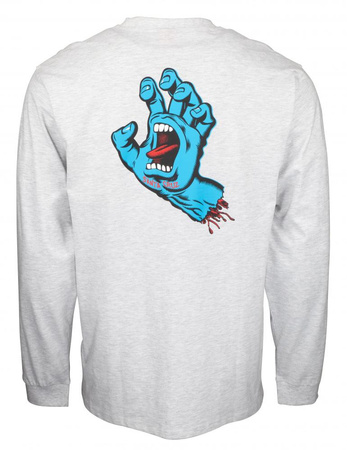 Longsleeve Santa Cruz Screaming Hand Chest (athletic heather)